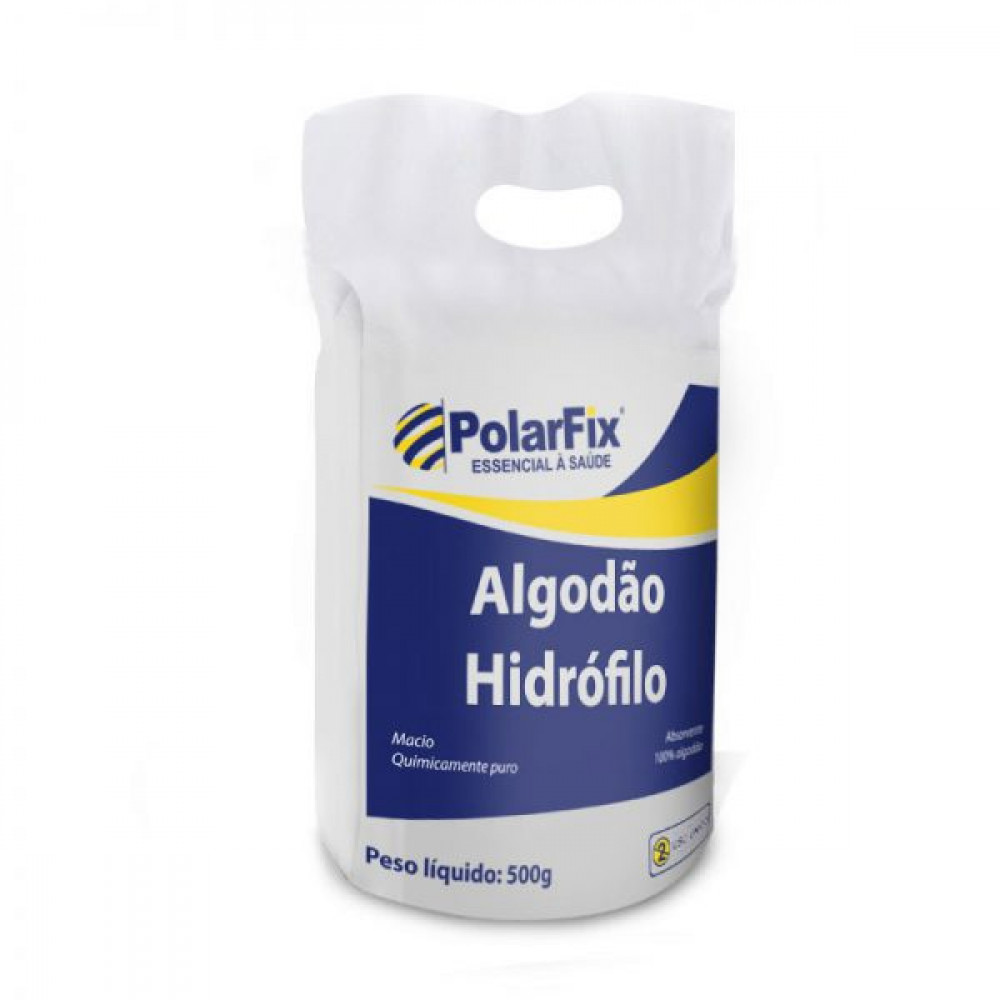 Algodão hidrófilo 500G SOFT COTTON, Maximedi Materias Hospitalares